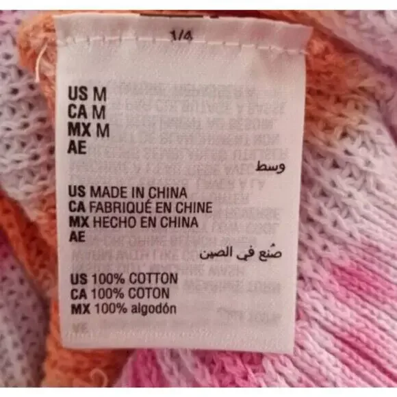 EPIC THREADS RAINBOW TIE DYE GIRLS SWEATER SZ.M NWT. - Picture 8 of 9